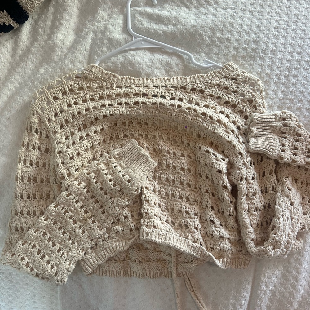 Cozy Cream Knit Sweater